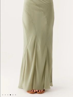 Peppermayo Sage Green Maxi Skirt